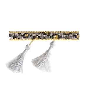 Leopard Silver Bracelet