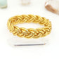 Rainbow or Gold Braided Thai Buddhist Temple Bracelets, Mantra Bangle, Sizes Available