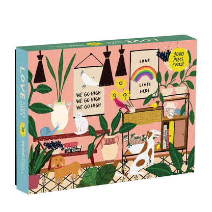 Love Lives Here 1000 Piece Jigsaw Puzzle Galison