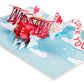I Love You Biplane Pop Up Card - 5" x 7"