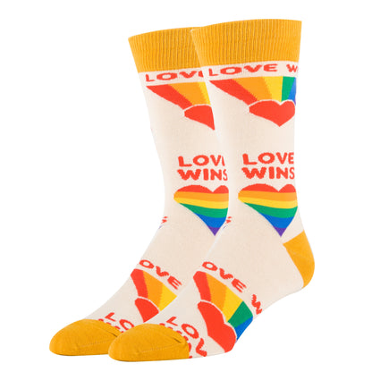 Love Wins Socks (Mens Sizing)