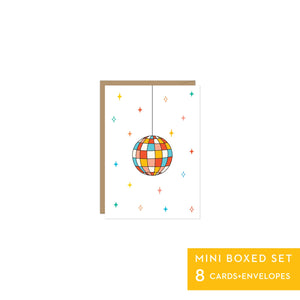 DISCO PARTY-Mini Boxed Set of 8 cards