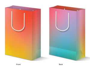 RAINBOW OMBRE GIFT BAG