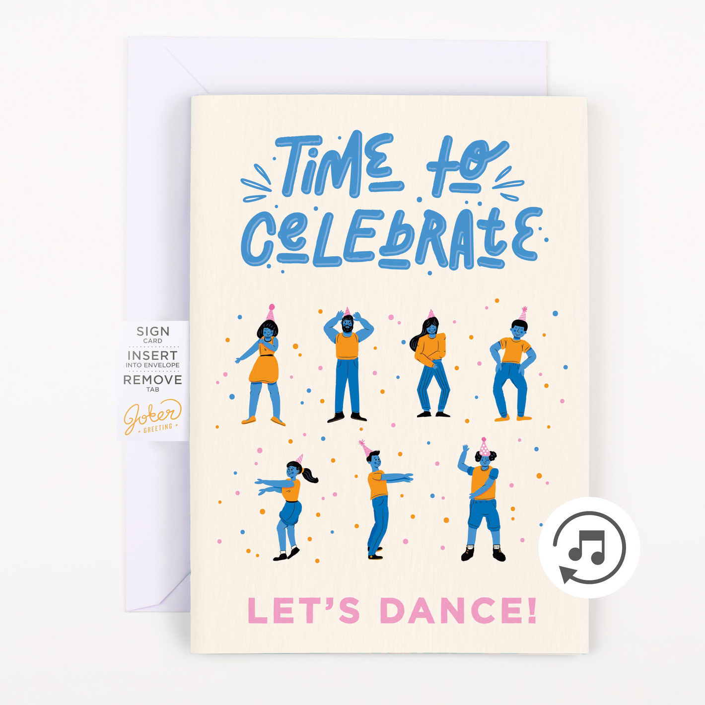 Endless Macarena Card with Glitter
