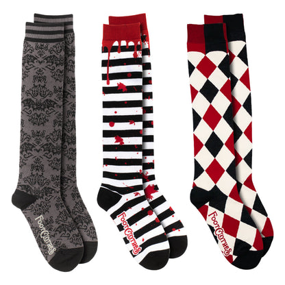 PREORDER Mall Goth Knee High Sock Pack | 3 Designs