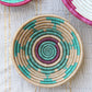 Margot Teal & Berry African Basket Collection, from Rwanda, Set of 5