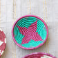 Margot Teal & Berry African Basket Collection, from Rwanda, Set of 5