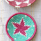 Margot Teal & Berry African Basket Collection, from Rwanda, Set of 5
