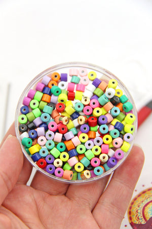Rainbow Enamel Bead Sunglasses Necklace Kit, ready to wear or DIY Mask Chain