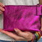 Metallic Italian Leather Zipper Pouch, Purse, 8" Soft Real Leather, Assorted Colors