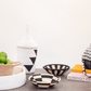 Mini Raffia Plateau - Stripes
