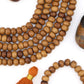 Mocha Mousse Bone Rondelle Spacer Beads, Handmade, 8x6mm, 36 beads