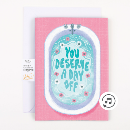 Endless Mom Mother's Card with glitter
