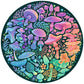Mushrooms "Circle of Colors" 500 Piece Round Jigsaw Puzzle Ravensburger