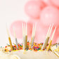 Metallic Glitter Birthday Candles (set of 10)