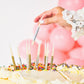 Metallic Glitter Birthday Candles (set of 10)