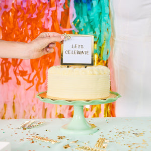 Lovely Little Letterboard Customizable Cake Topper (114 characters)