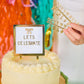 Lovely Little Letterboard Customizable Cake Topper (114 characters)