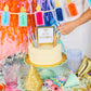 Honeycomb Birthday Candle Banner