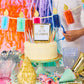 Honeycomb Birthday Candle Banner
