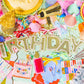 Happy Birthday Gold Shimmer Banner (Reusable Garland)