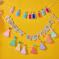 Pom Pom Party Hats Reusable Party Garland