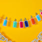 Honeycomb Birthday Candle Banner