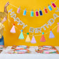 Honeycomb Birthday Candle Banner