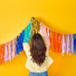 Multicolor Fringe Canopy Banners (set of 2)