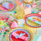Rainbow Ric Rac Assorted Dinner Plates (10 count)