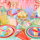 Rainbow Ric Rac Assorted Dessert Plates (10 count)