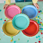 Rainbow Ric Rac Assorted Dinner Plates (10 count)