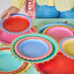 Rainbow Ric Rac Assorted Dinner Plates (10 count)