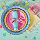 Rainbow Ric Rac Assorted Dessert Plates (10 count)