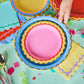 Rainbow Ric Rac Assorted Dessert Plates (10 count)