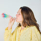 Confetti Burst Fringe Party Blowers (6 count)