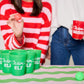 Santa Pong Christmas Toss Game Set (12ct cups)