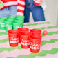 Santa Pong Christmas Toss Game Set (12ct cups)