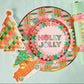 Holly Jolly Christmas Dessert Plates (10 count)