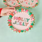 Holly Jolly Christmas Dessert Plates (10 count)