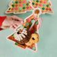 Gold Christmas Tree Dessert Plates (10 count)
