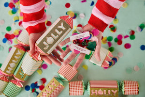 Holly Jolly Holiday Crackers (Set of 6)