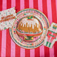 Holiday Bundt Cake Dessert Plates (10 count)