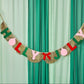Holly Jolly Gold Fringe Banner (Reusable Holiday Garland)