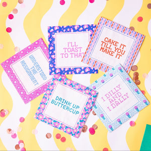 Cheeky Sayings Cocktail Napkins (20 ct)