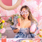 Hop-To-It Confetti Novelty Glasses (Single or Set of 4)