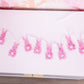 Confetti Bunny Acrylic Garland
