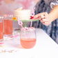 Confetti Bunny Acrylic Drink Stirrers (4 ct)