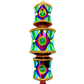 Neon Nights Dazzler Glass Ornament