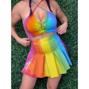 Rainbow Skort Set